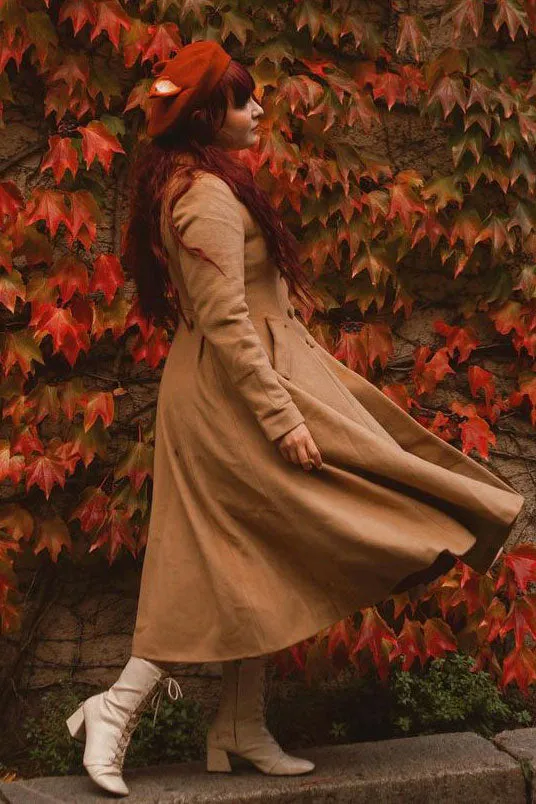 A-line Double breasted wool coat 2468