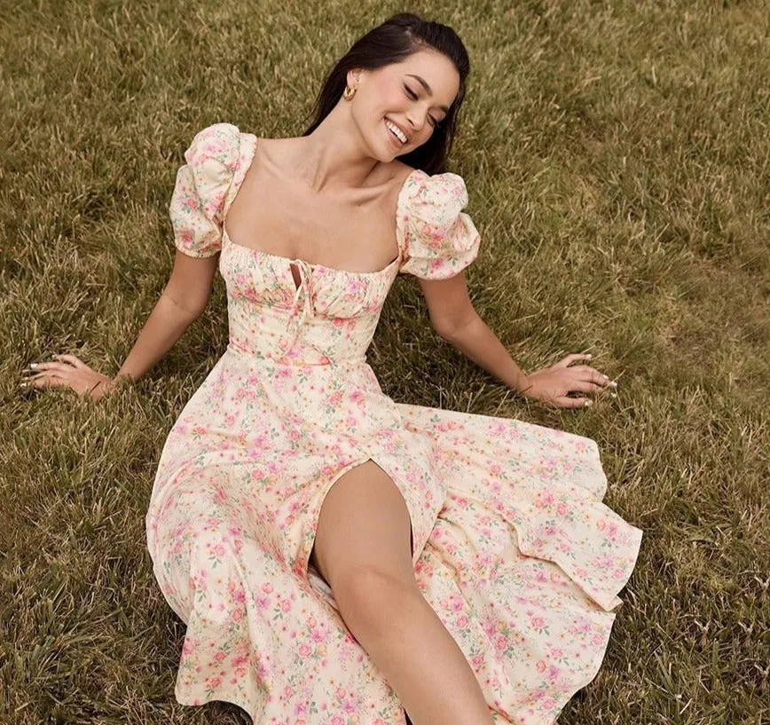 Boho Floral Maxi Dress
