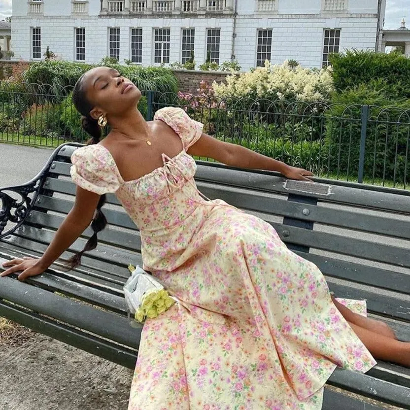 Boho Floral Maxi Dress