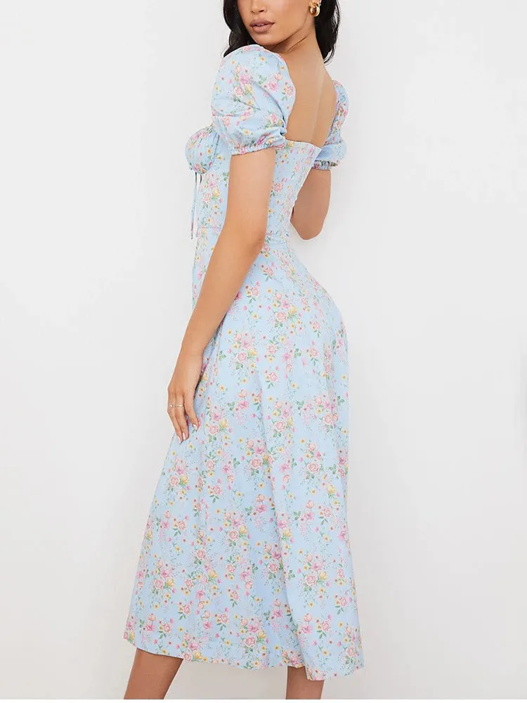 Boho Floral Maxi Dress