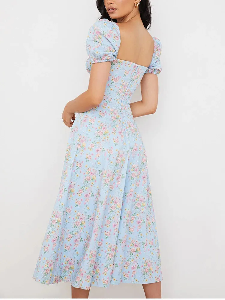 Boho Floral Maxi Dress