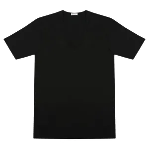 Bresciani Black V-Neck T-Shirt