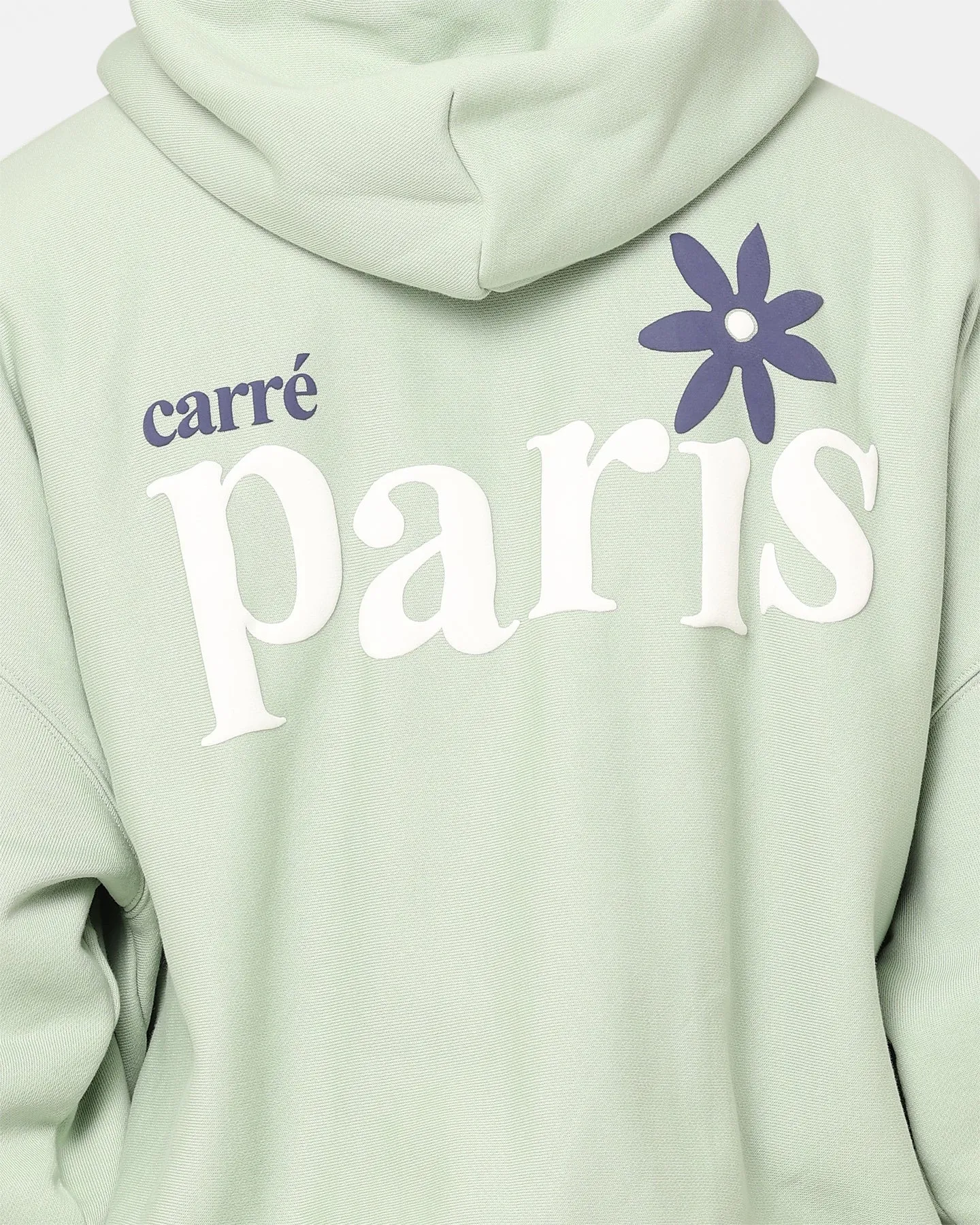 Carre Petal Oversized Hoodie Pistachio