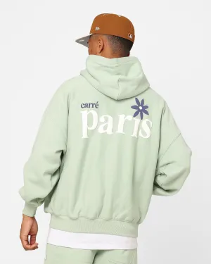 Carre Petal Oversized Hoodie Pistachio