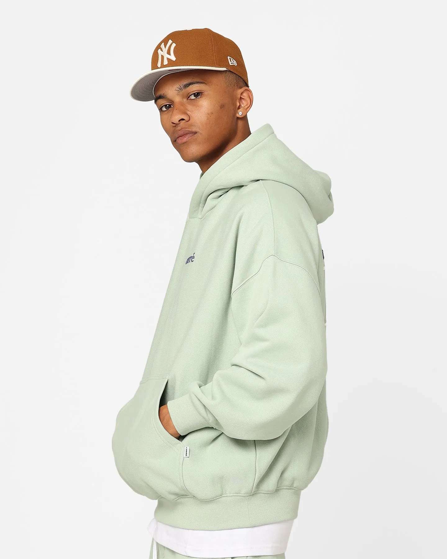 Carre Petal Oversized Hoodie Pistachio