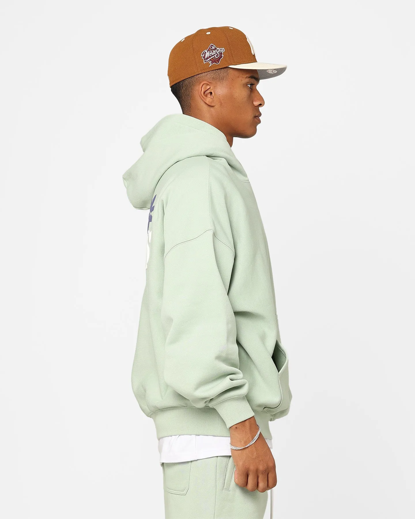 Carre Petal Oversized Hoodie Pistachio