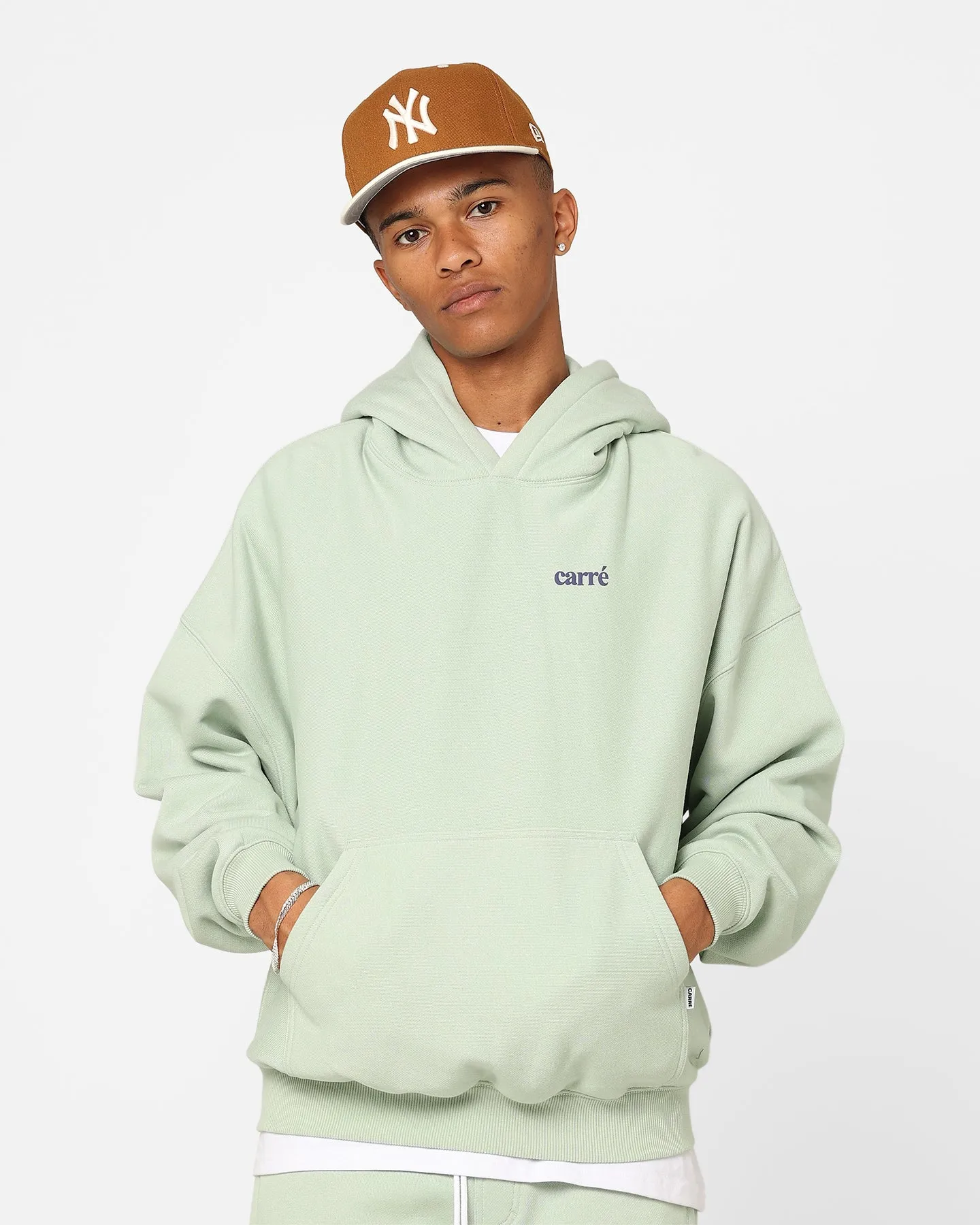 Carre Petal Oversized Hoodie Pistachio