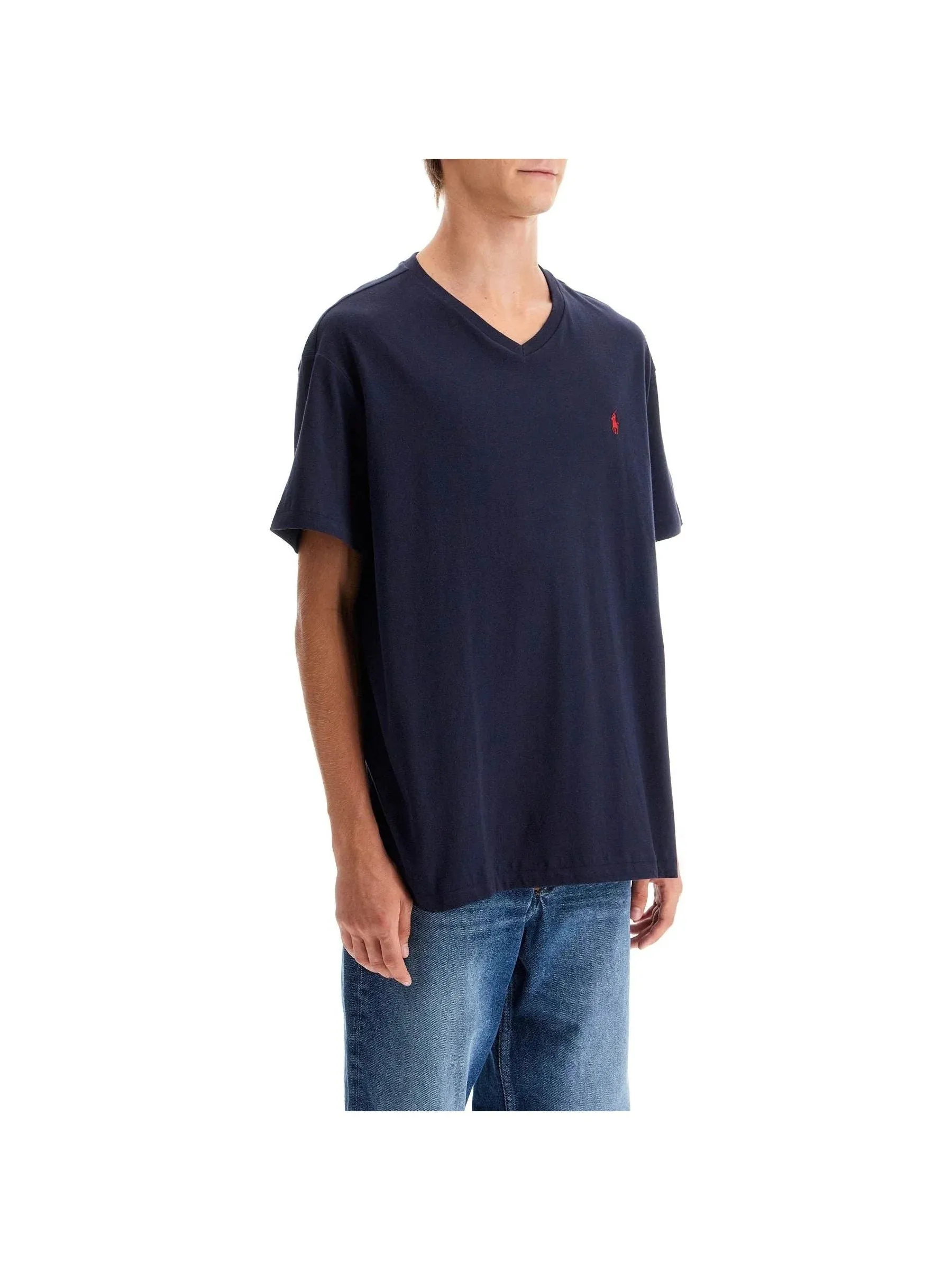 Classic Fit V Neck Tee