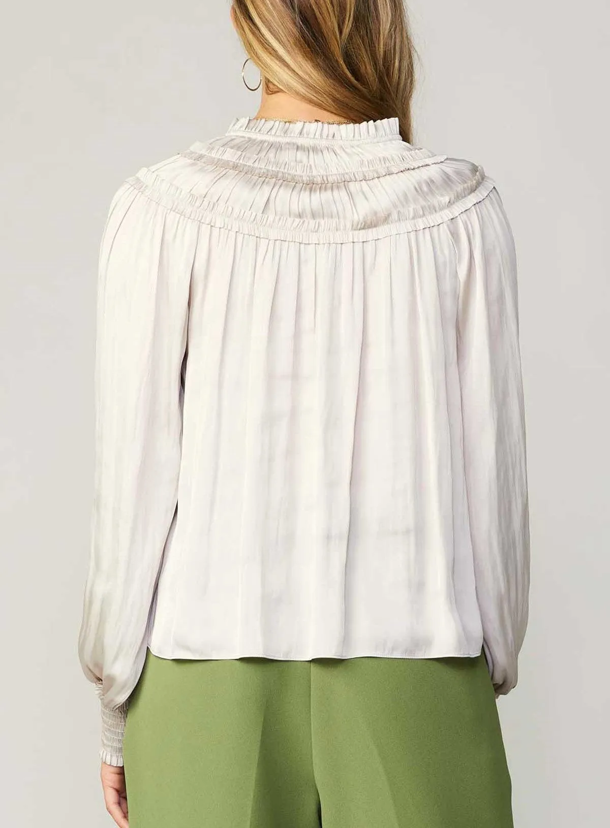 Current Air Ruffle Smock Detail Blouse