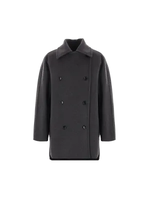 Double-Breasted Cashmere Coat