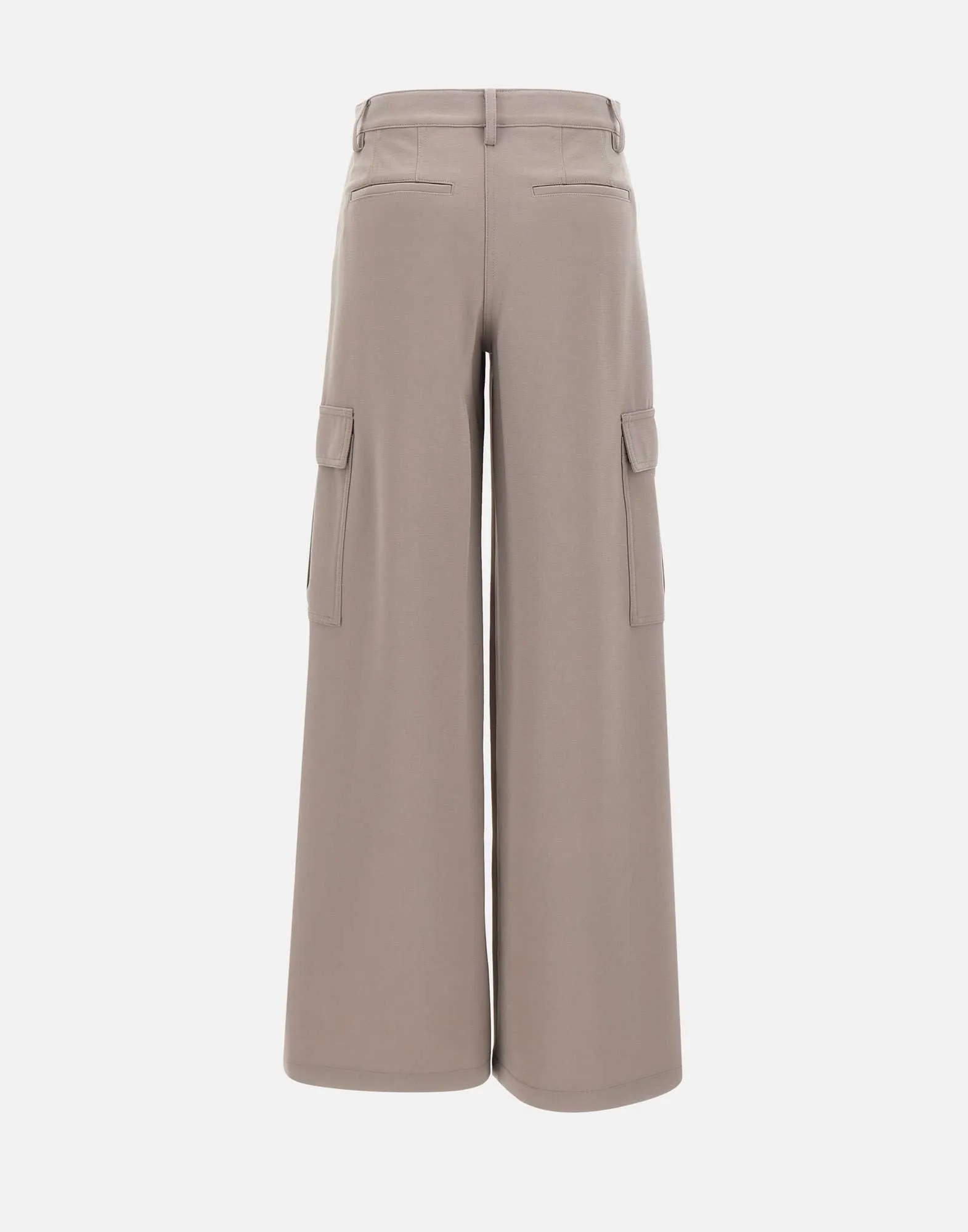Dove Grey Cargo Trousers with Pockets