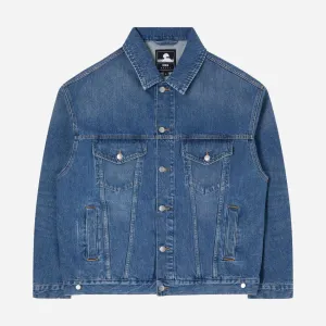 EU-Trucker Jacket - Blue - magna wash