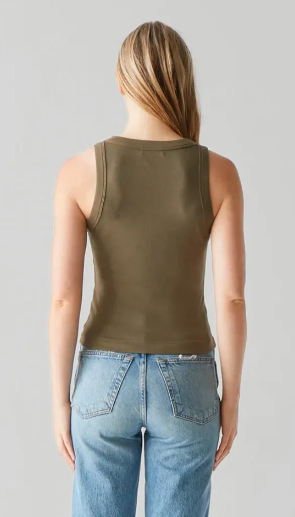 Gina Wide Binding Crop Tank