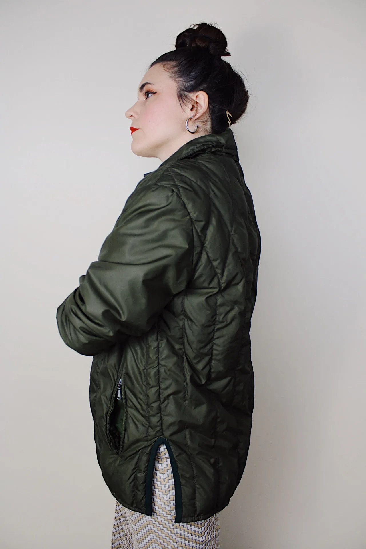 Green Puffer Jacket