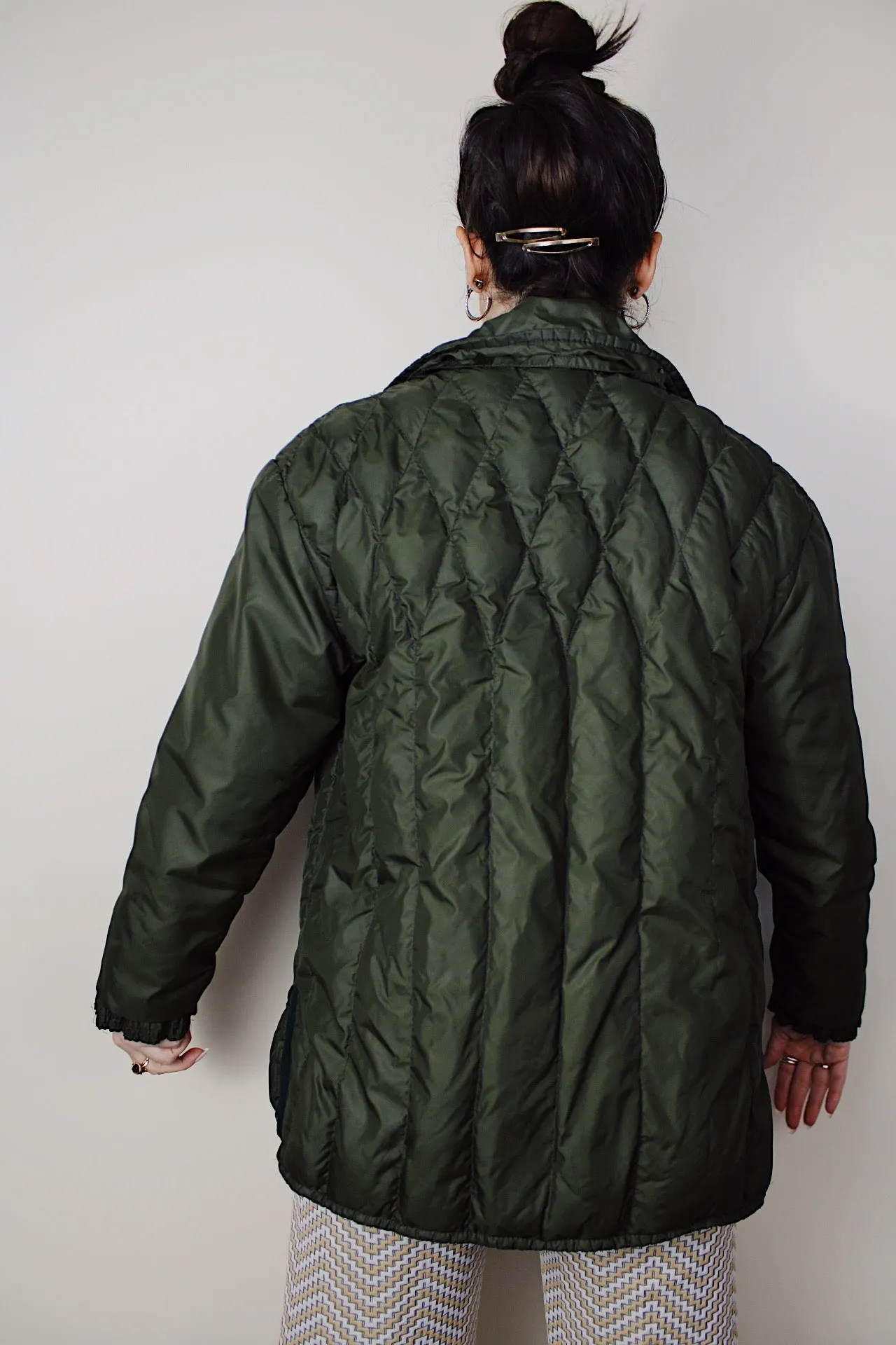 Green Puffer Jacket