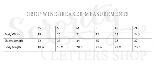 Junior League of Greenwich Cropped Windbreaker - JL Greenwich Logo