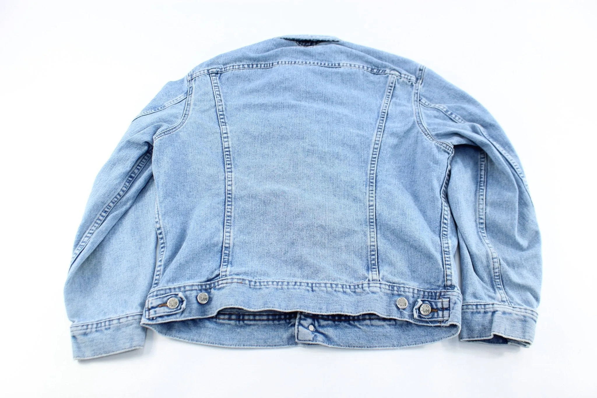 Lee Riveted Light Wash Denim Jacket