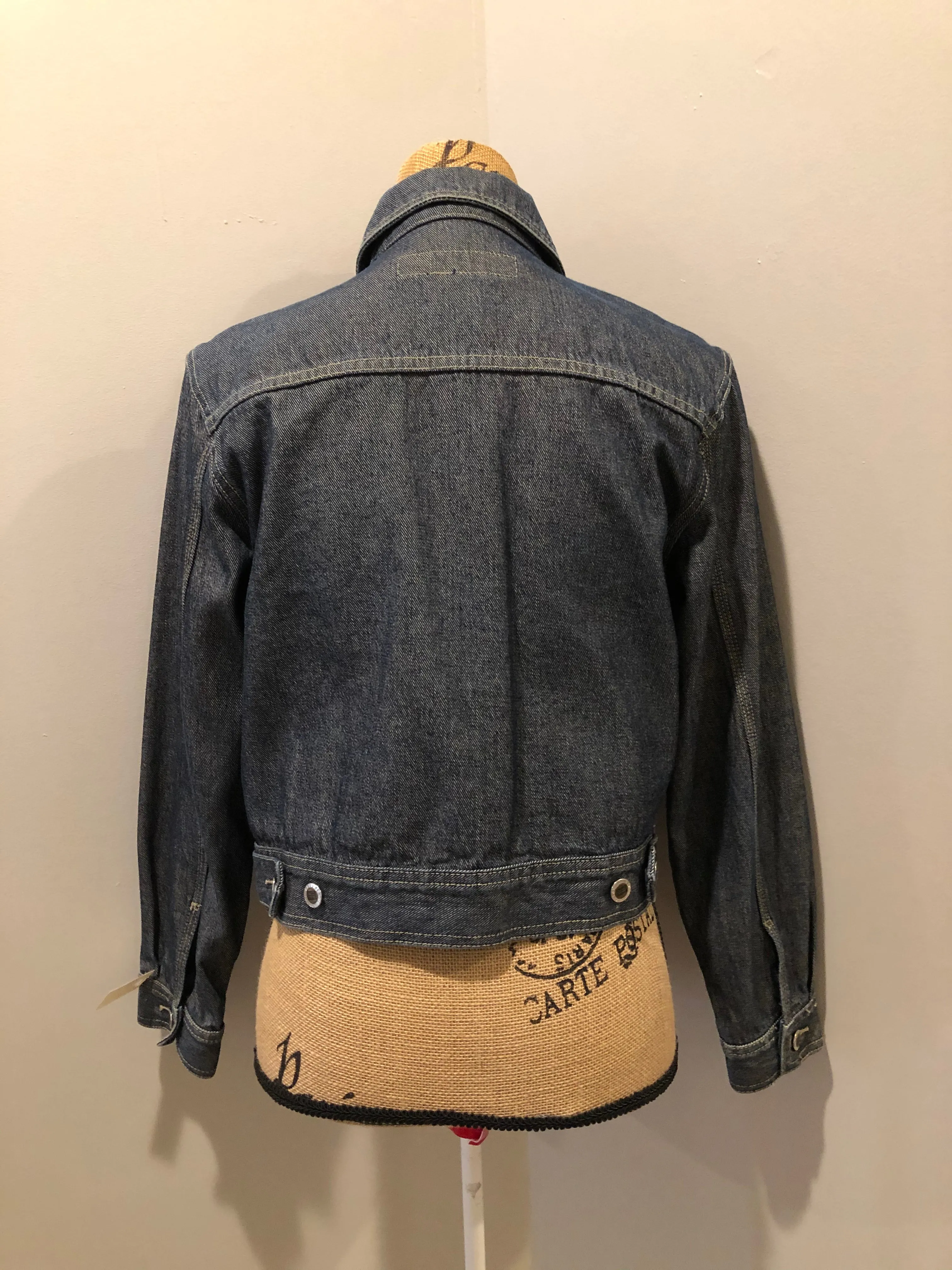 London Blue Faded Medium Wash Denim Jacket