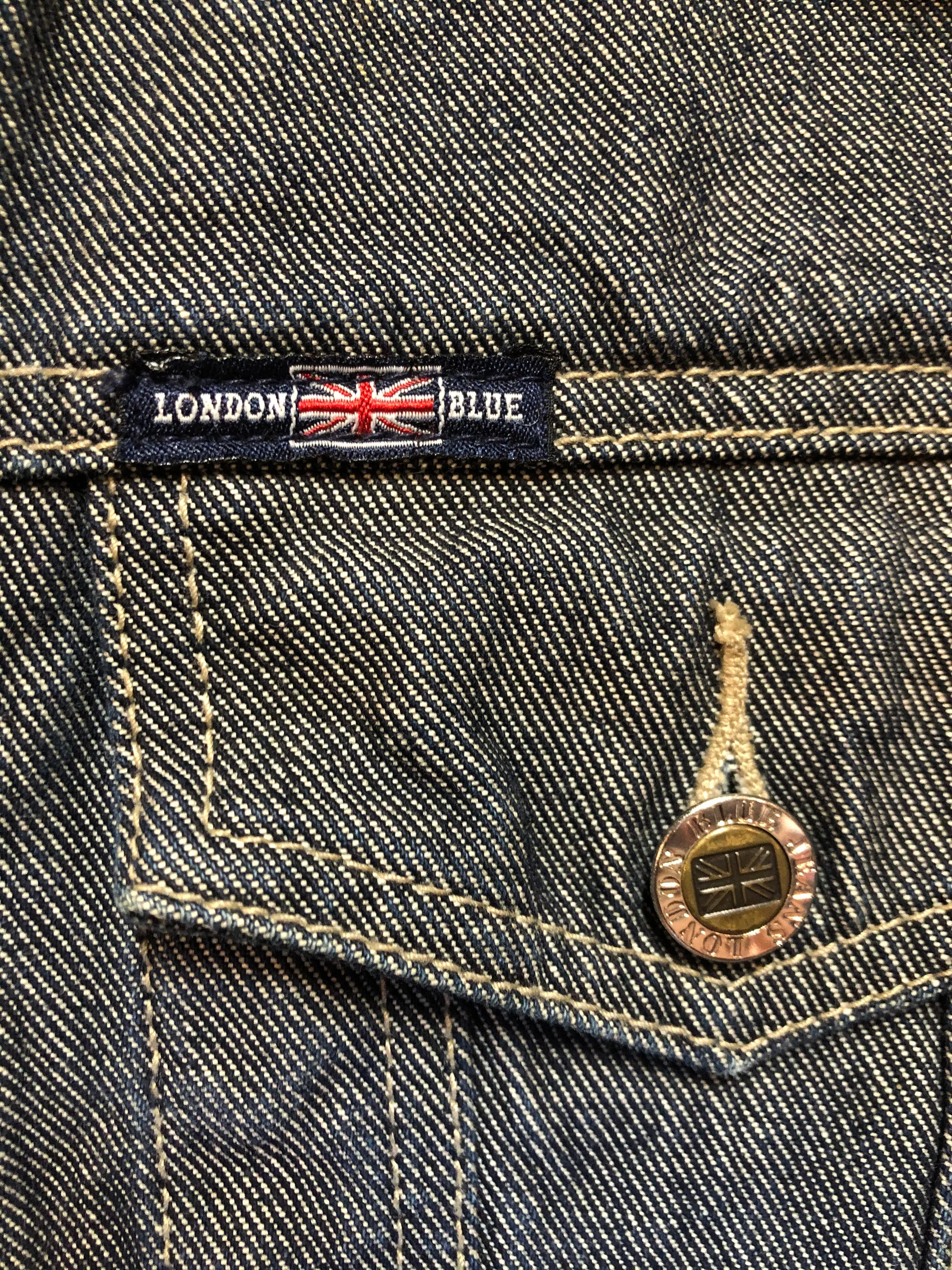 London Blue Faded Medium Wash Denim Jacket