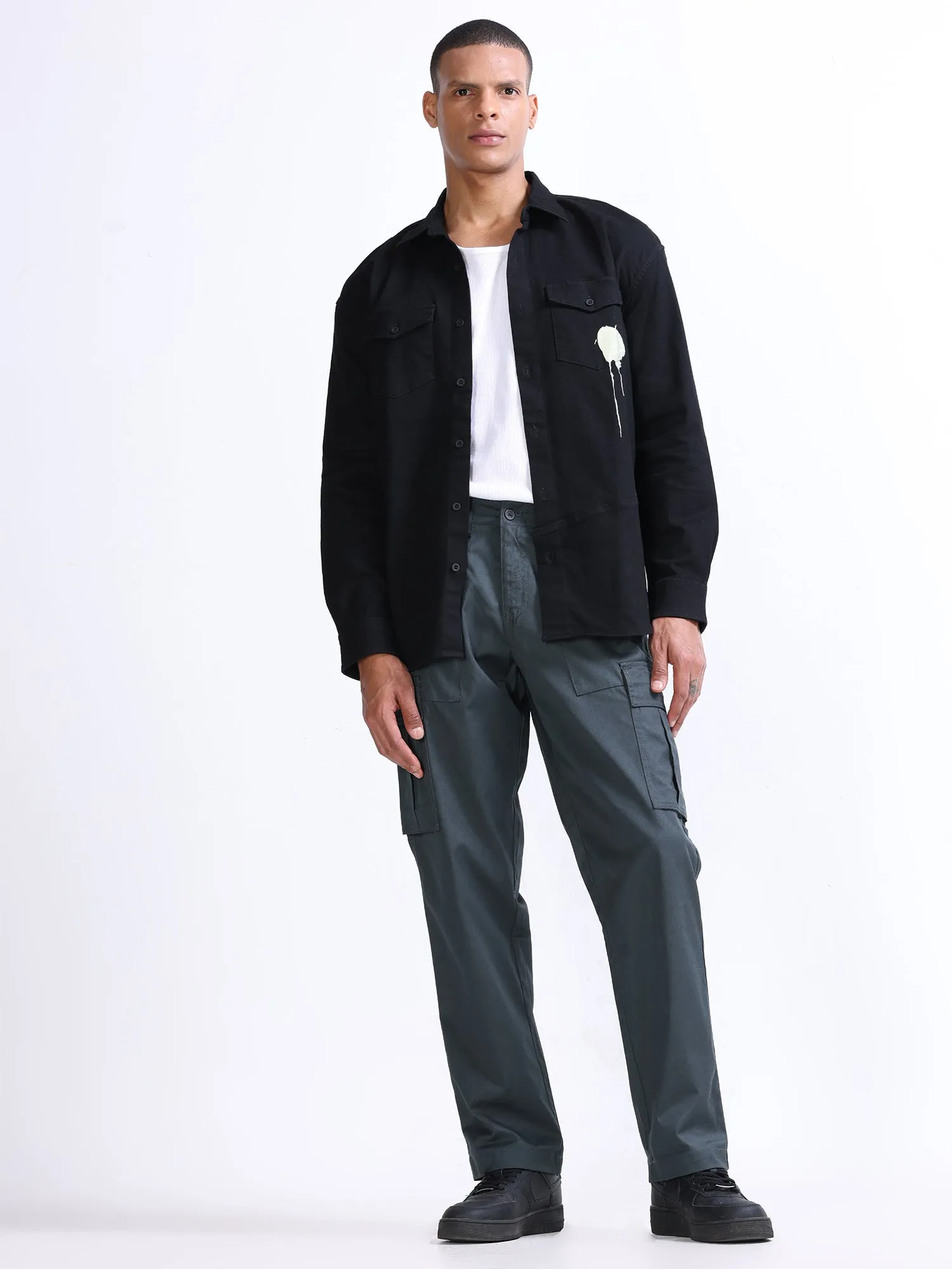 Mason Olive Relaxed Cargo