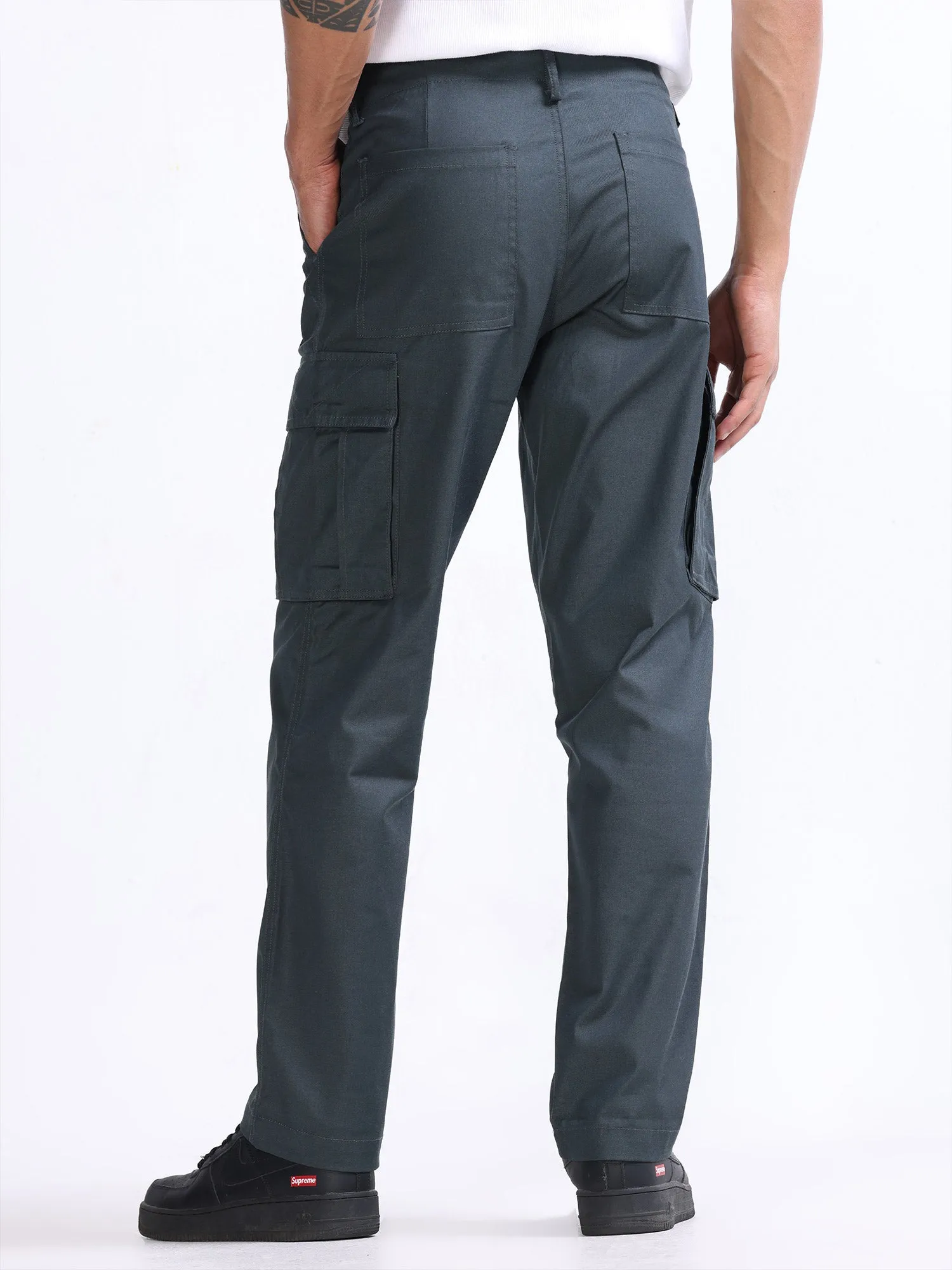 Mason Olive Relaxed Cargo