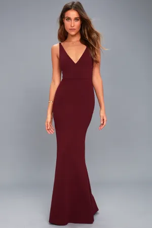 Melora Plum Purple Sleeveless Maxi Dress
