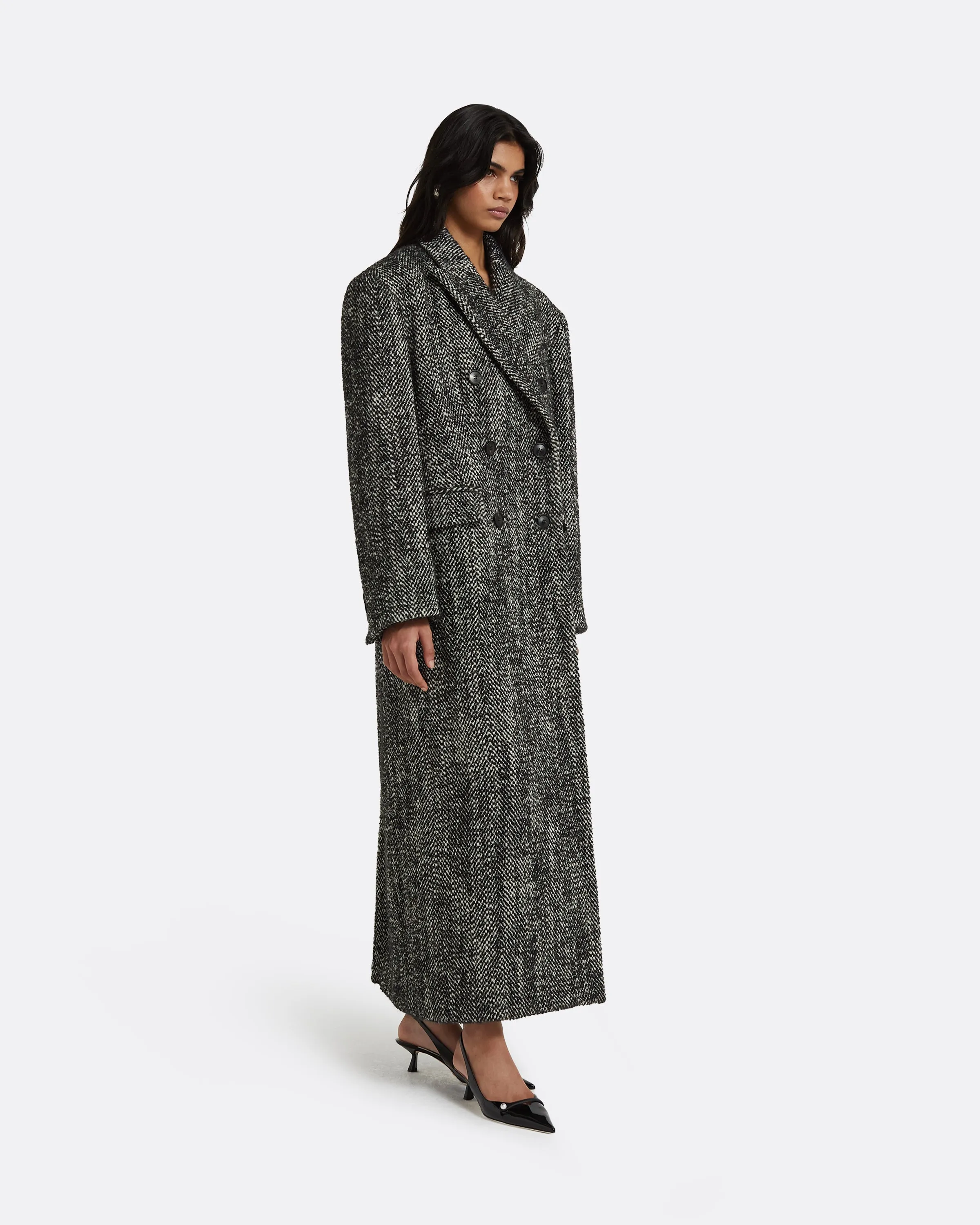 Micaela Black Coat