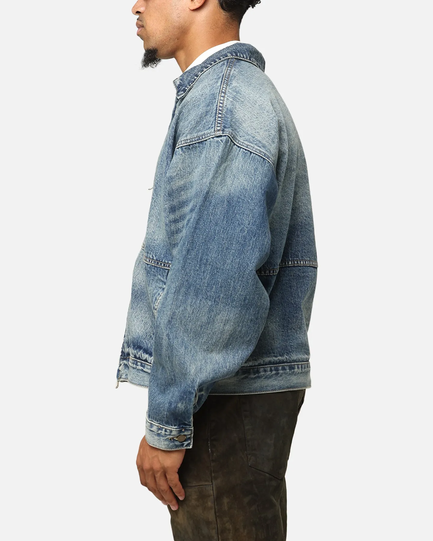 MNML Denim Choir Coat Vintage Blue