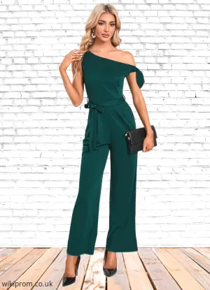 Mylie One Shoulder Elegant Jumpsuit/Pantsuit Cotton Blends Maxi Dresses SWKP0022491