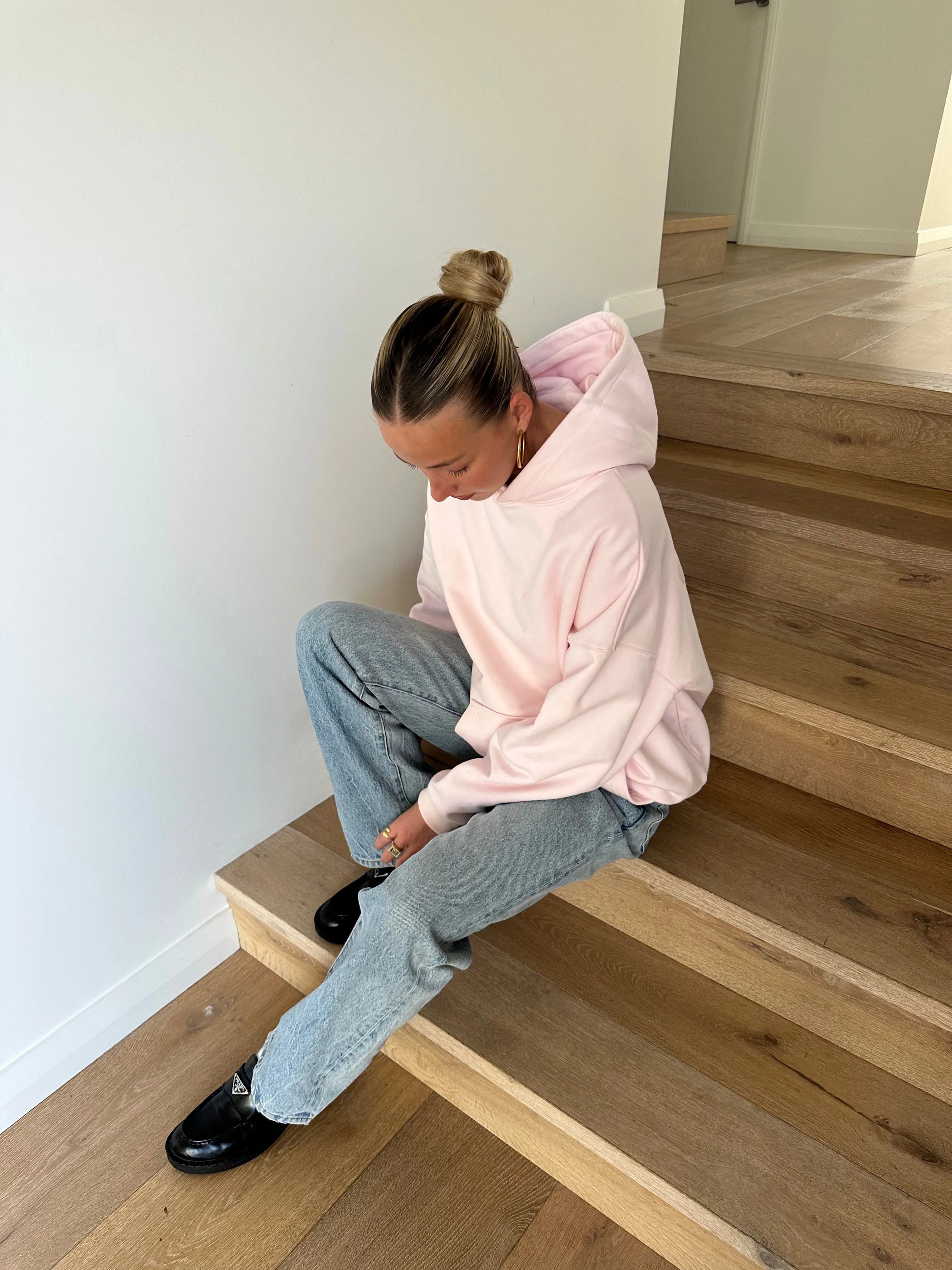 PUFF HOOD | BABY PINK