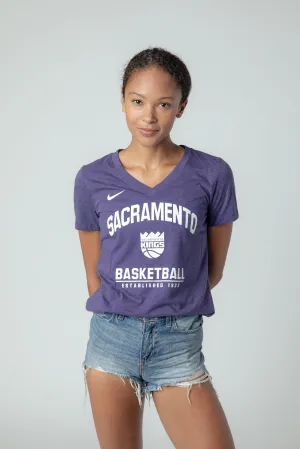 Sacramento Basketball V-neck Tee