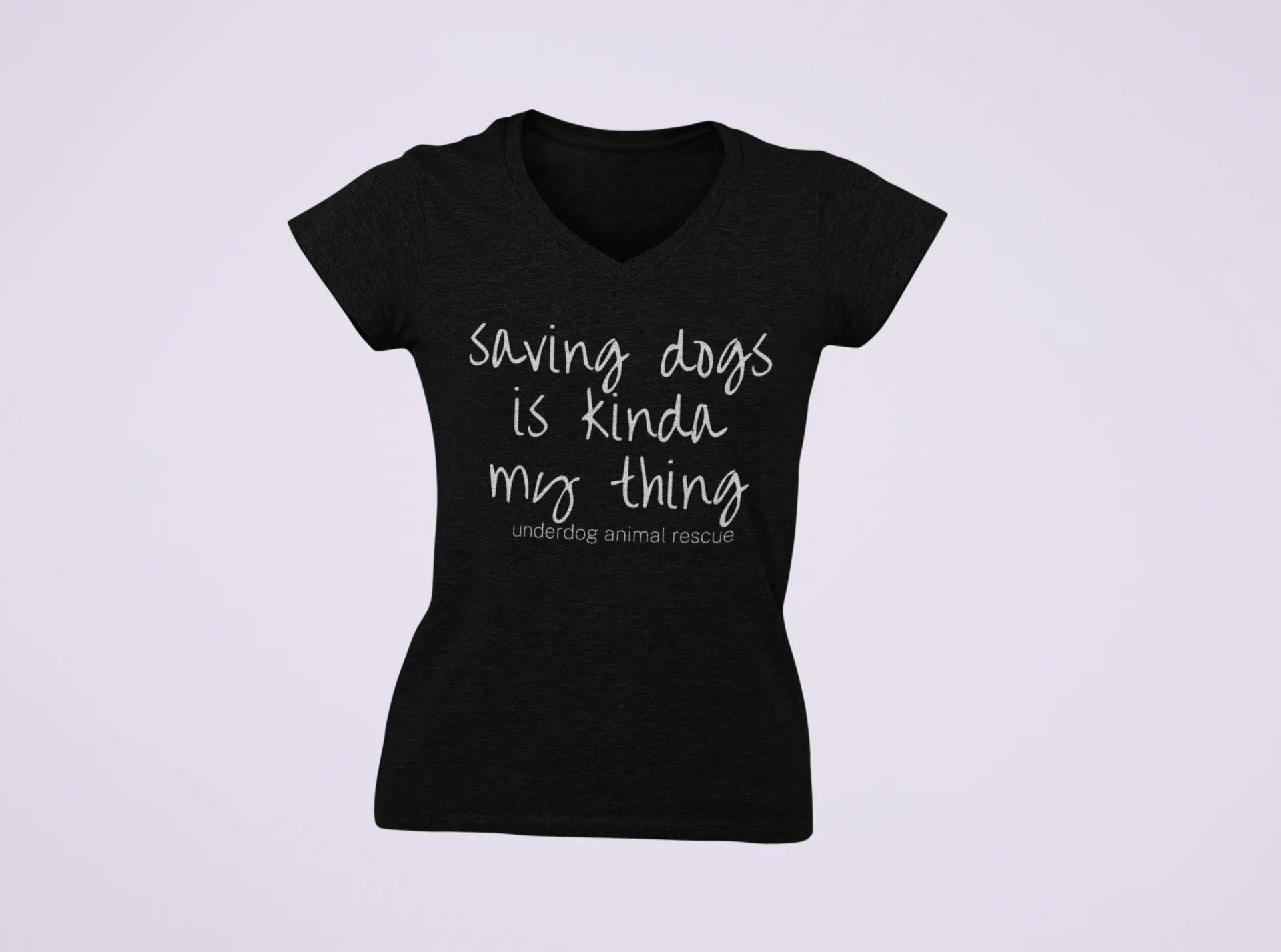 Saving Dogs RELAXED V Neck