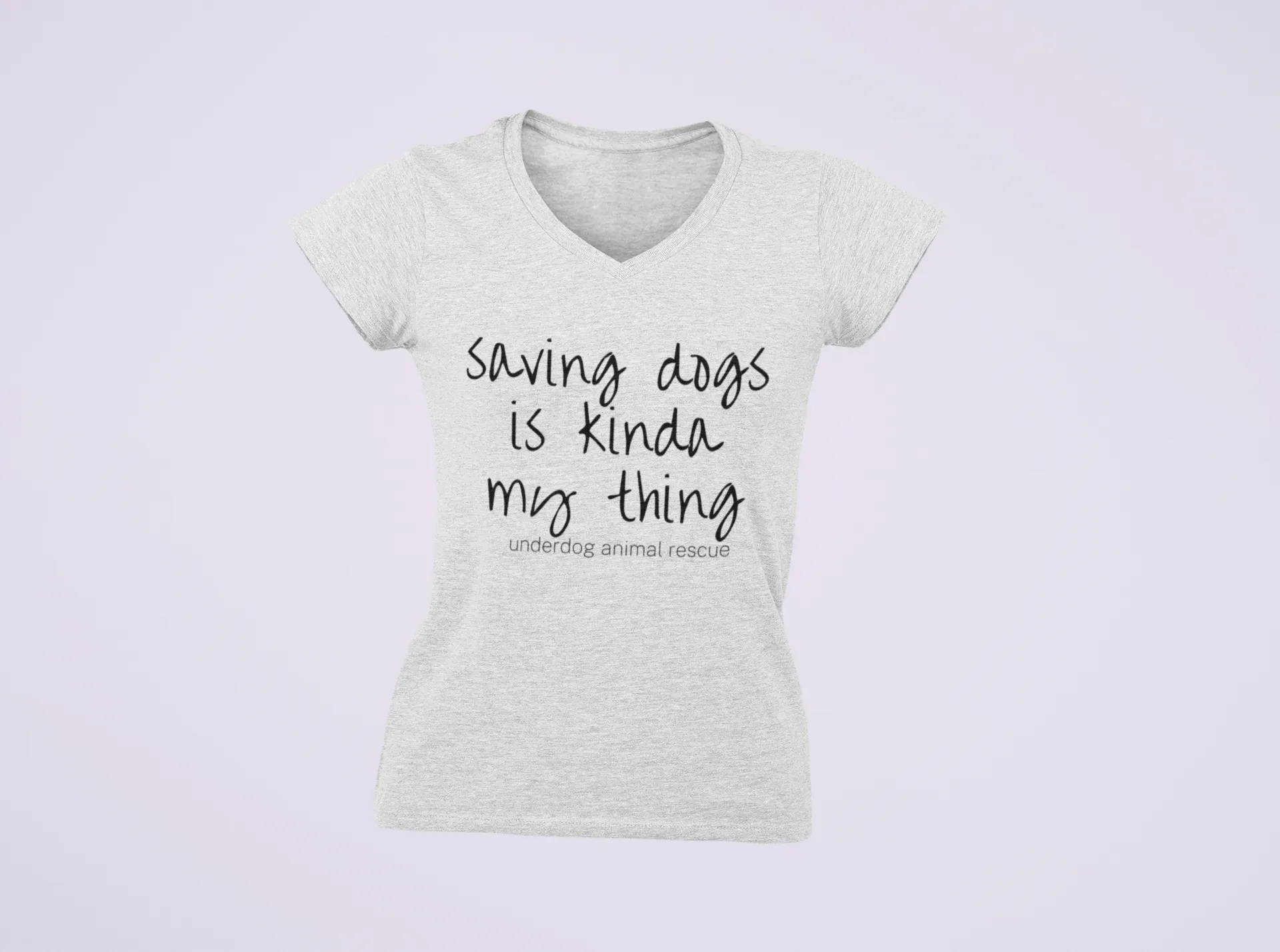 Saving Dogs RELAXED V Neck
