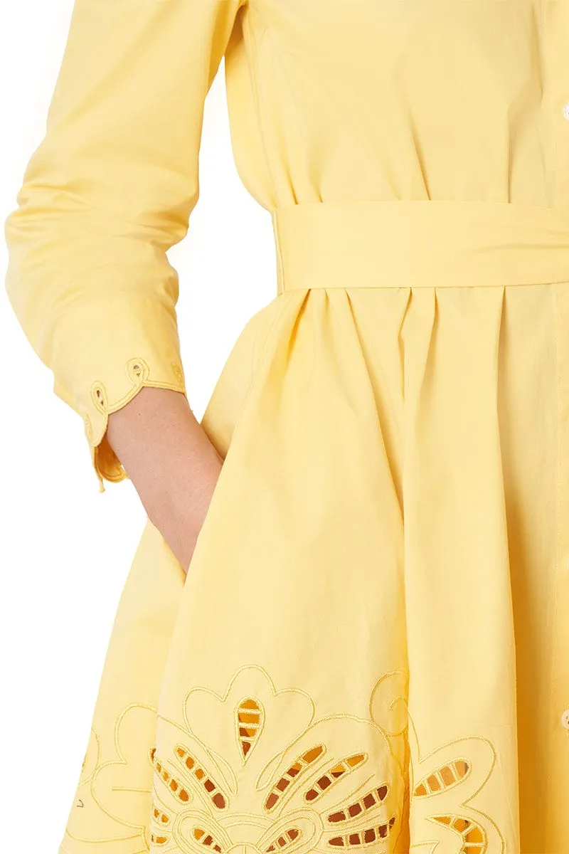 Shirt Dress With Waist Tie