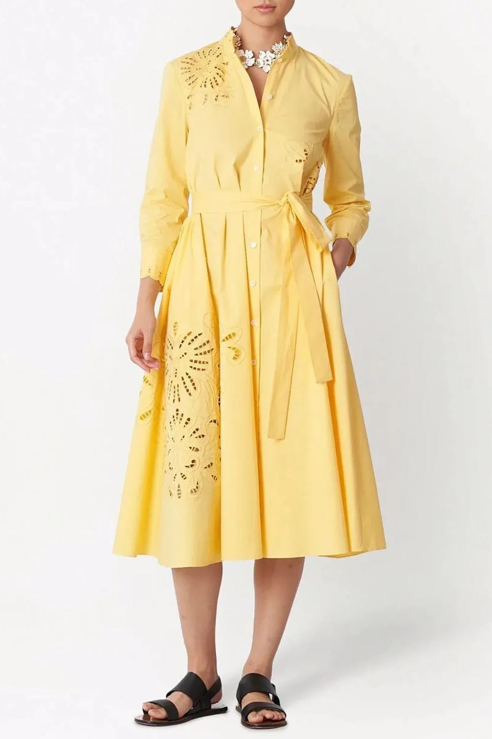 Shirt Dress With Waist Tie