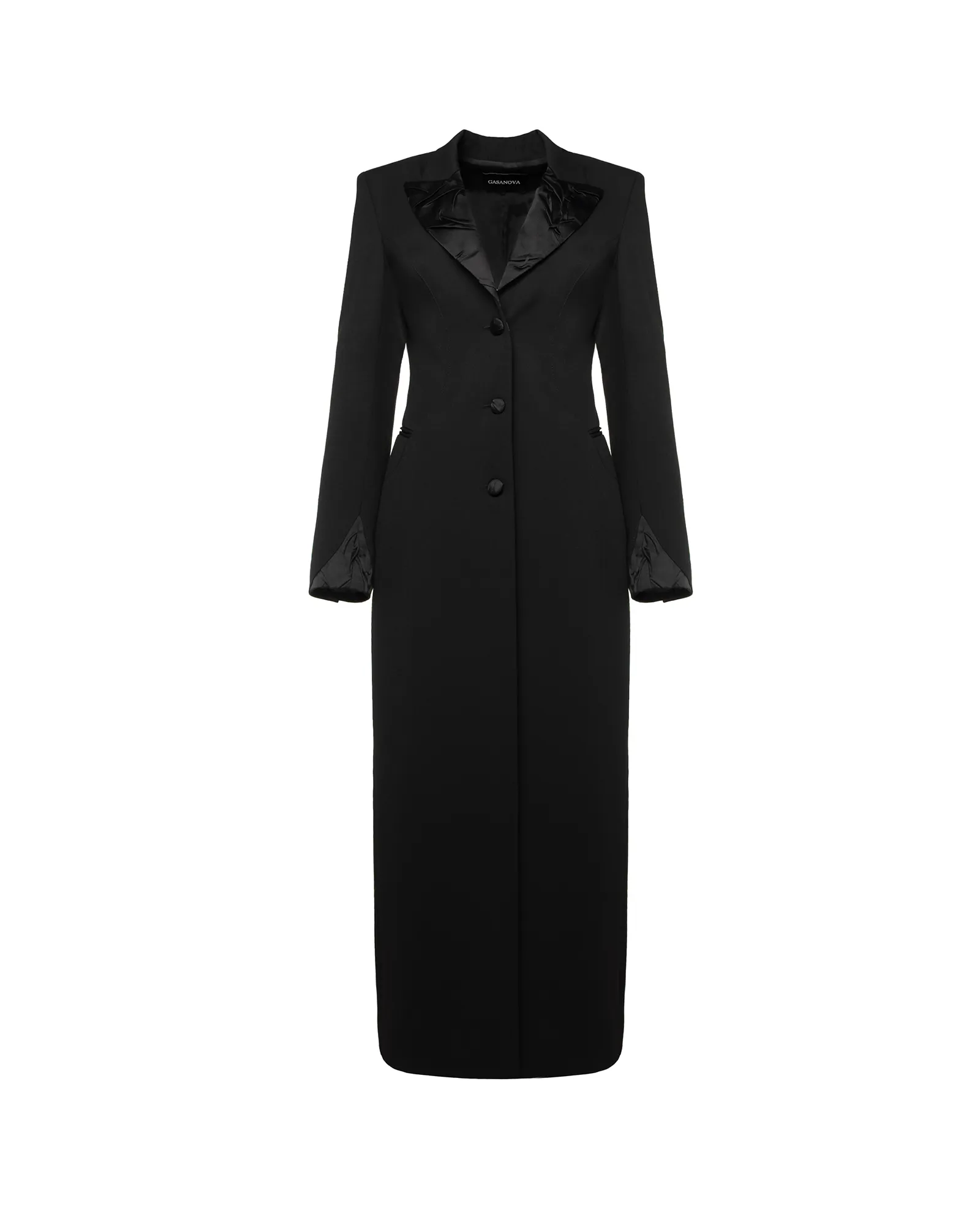 Silhouetted Double-breasted Coat