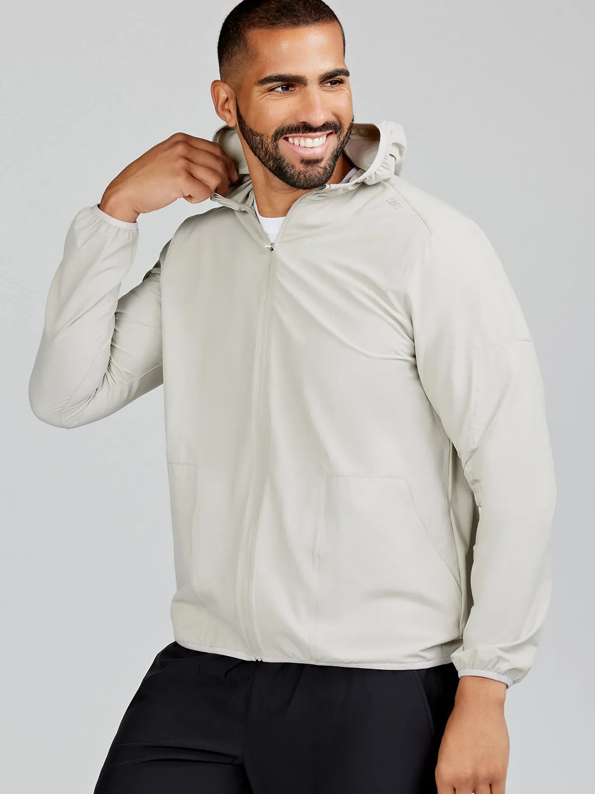 Swift Lightweight Hooded Windbreaker Jacket