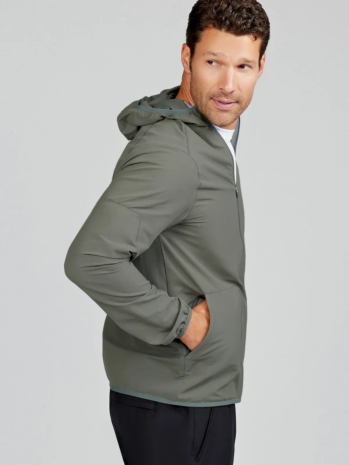 Swift Lightweight Hooded Windbreaker Jacket