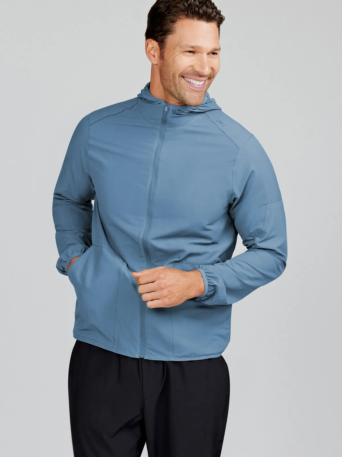 Swift Lightweight Hooded Windbreaker Jacket