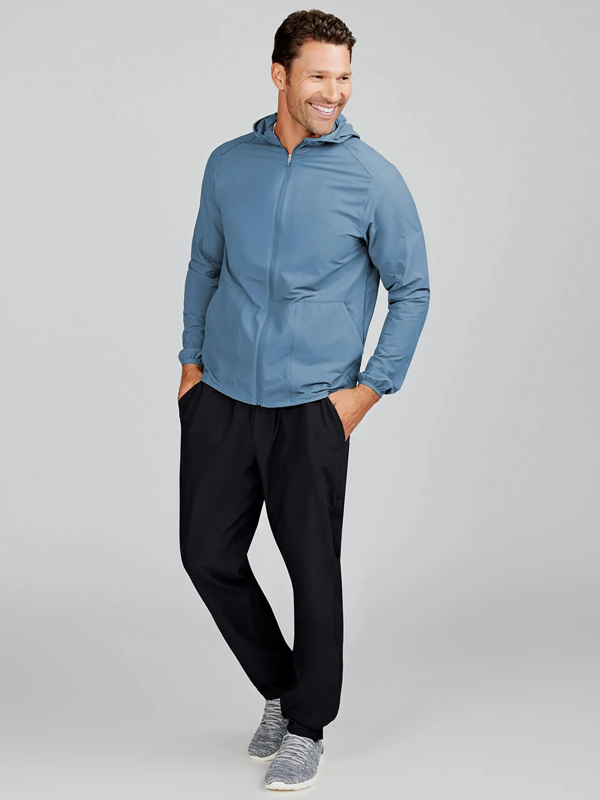 Swift Lightweight Hooded Windbreaker Jacket