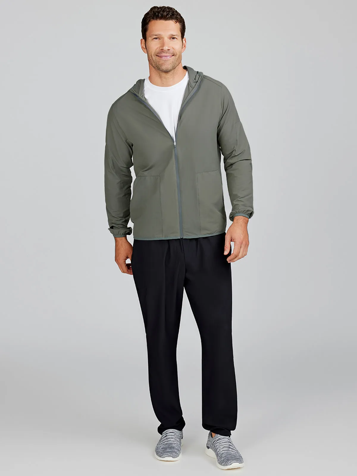 Swift Lightweight Hooded Windbreaker Jacket