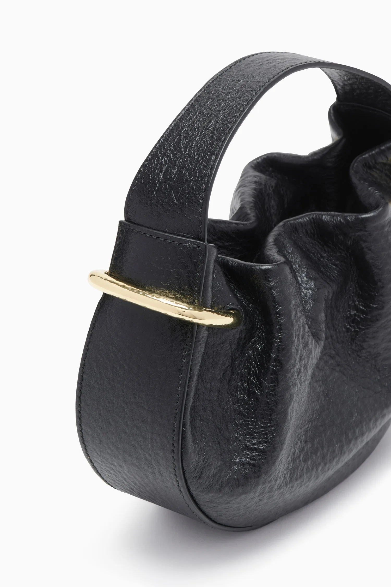 Tilda Ruched Mini Bag - Noir