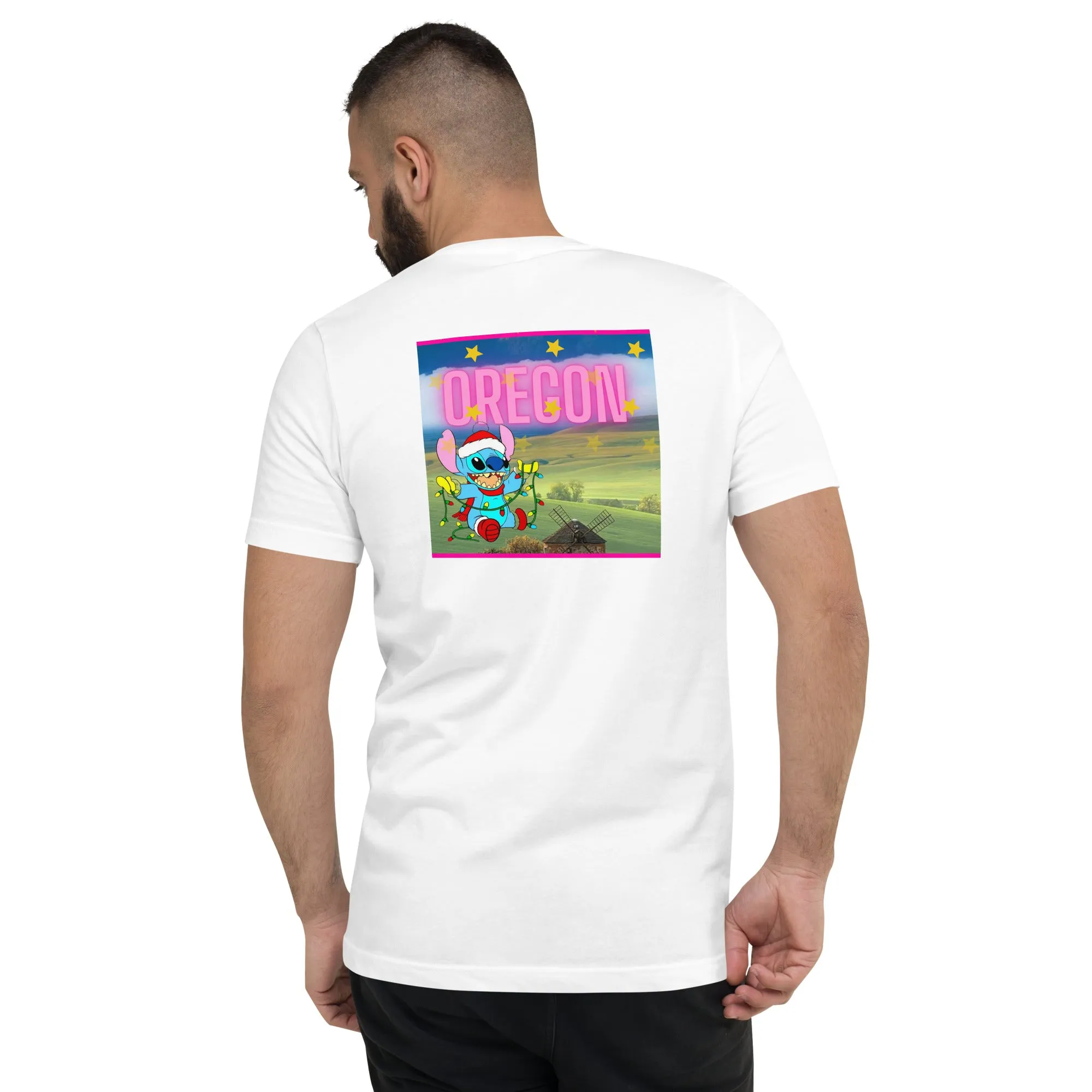 Unisex Short Sleeve V-Neck T-Shirt
