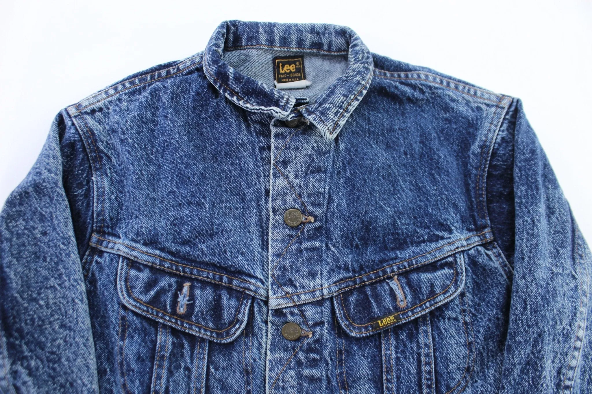 Vintage Lee Acid Wash Denim Jacket
