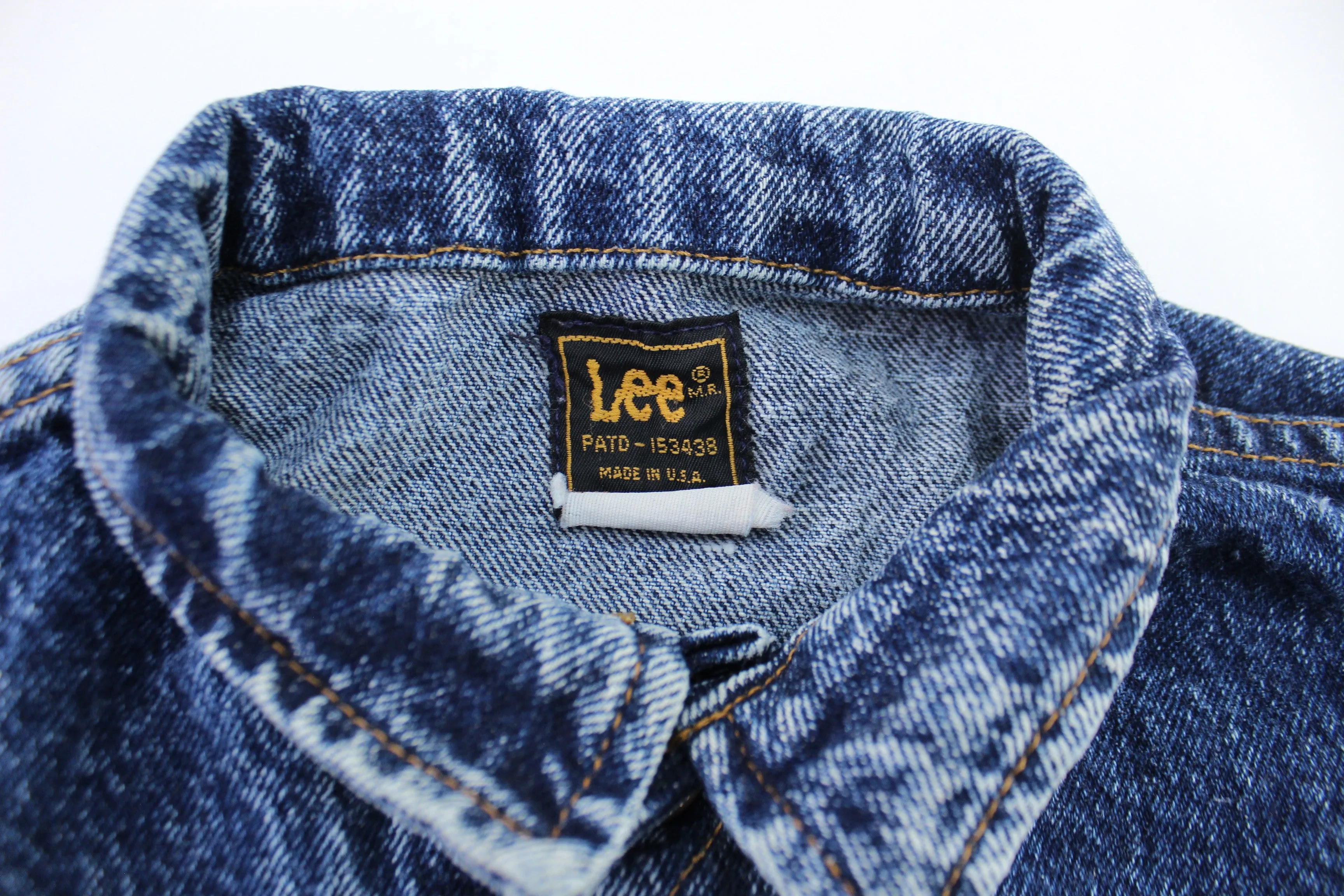 Vintage Lee Acid Wash Denim Jacket