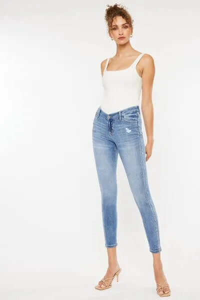 Waist Cat's Whiskers Skinny Jeans