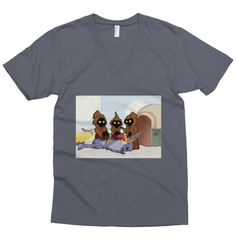 Weenie Roast V-Neck T-Shirt