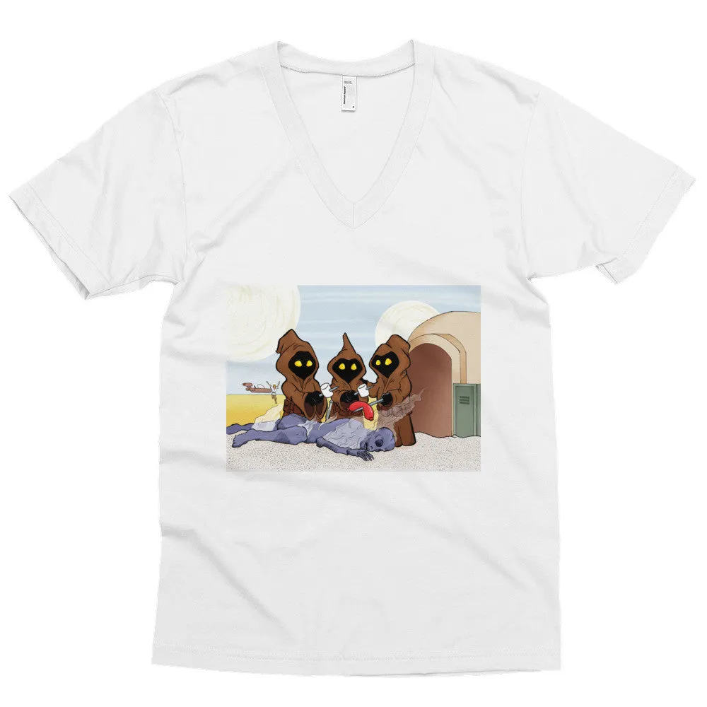 Weenie Roast V-Neck T-Shirt