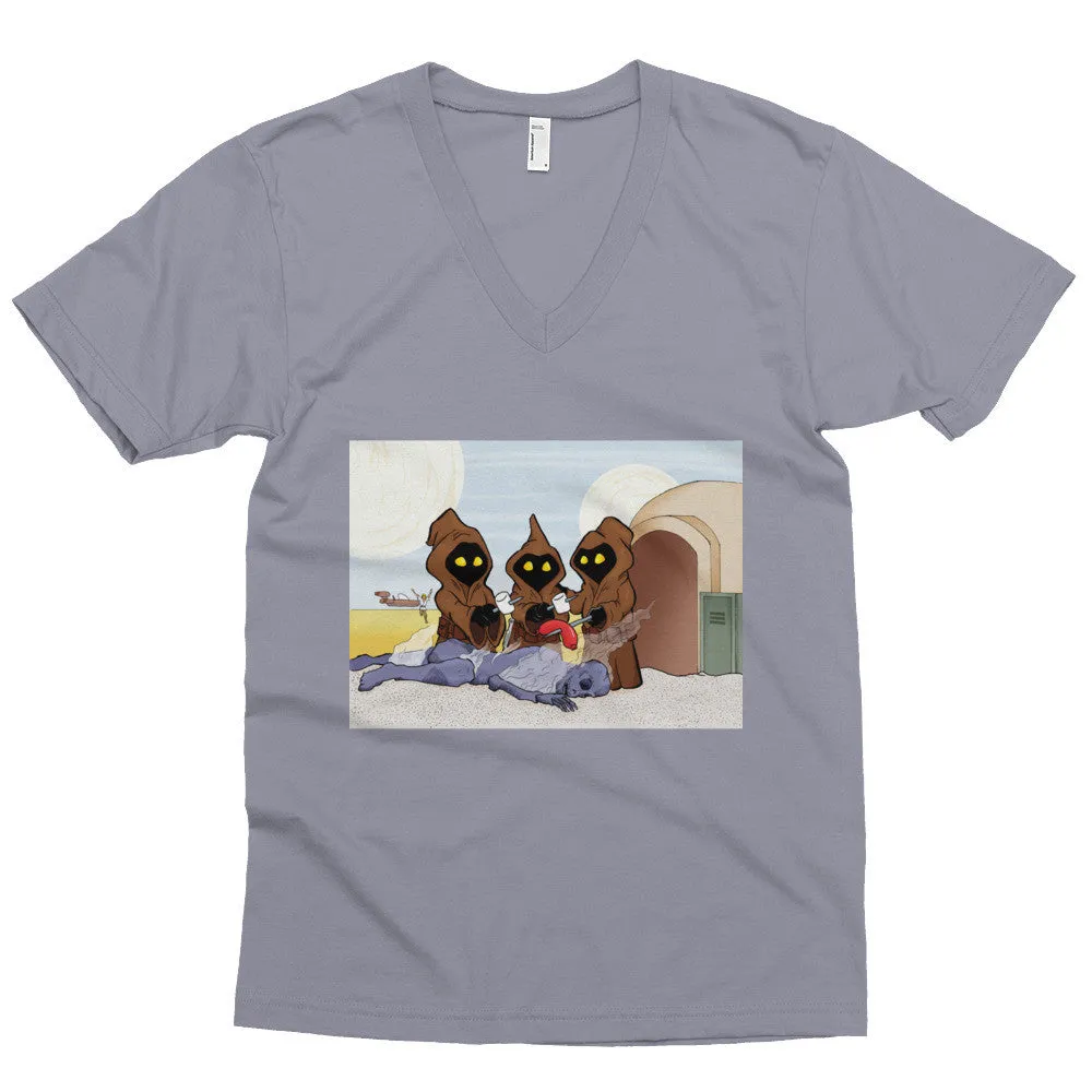 Weenie Roast V-Neck T-Shirt