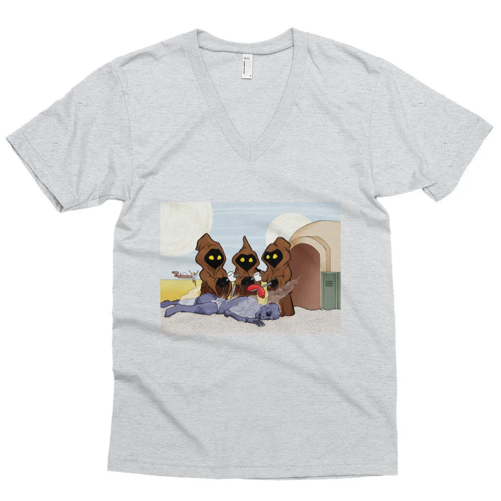 Weenie Roast V-Neck T-Shirt